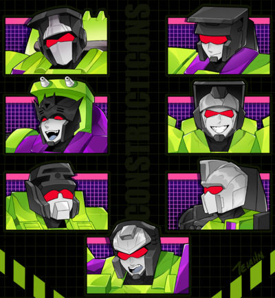 Constructicon Sticker Set