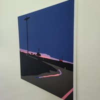 Road to Midnight - original painting - square - Thumbnail 1