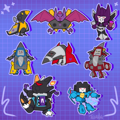 Decepticon Mini Stickers | Wave 3