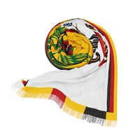 [ONLY 7 LEFT] Brazil vs Germany 2026 World Cup Historic Heavyweights Souvenir Match Scarf - Thumbnail 1