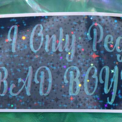 I peg bad boys sticker