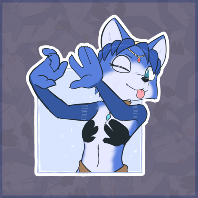 Krystal's shadow sticker