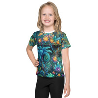 ‏ ⁠Cool Tropical Nature Graphic T-Shirt for Kids⁠ - Thumbnail 2