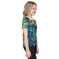 ‏ ⁠Cool Tropical Nature Graphic T-Shirt for Kids⁠ - Thumbnail 4