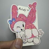 Naughty Trio Sticker - Holographic - Thumbnail 1