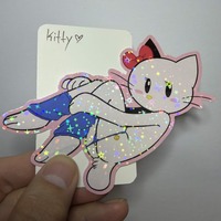 Naughty Trio Sticker - Holographic - Thumbnail 2