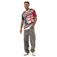 [ONLY 6 LEFT] USA vs England 2026 World Cup Match Day Premium All-Over Print Streetwear Tee - Thumbnail 2