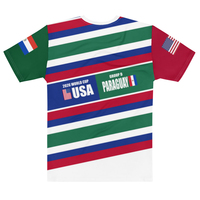 [ONLY 6 LEFT] USA vs Paraguay 2026 World Cup Match Day Premium All-Over Print Streetwear Tee - Thumbnail 1
