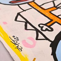 Drawing by Celipe Perroloco "We see it all blue"  - Thumbnail 3