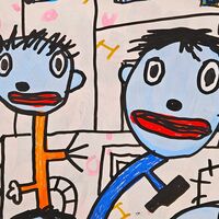 Drawing by Celipe Perroloco "We see it all blue"  - Thumbnail 6