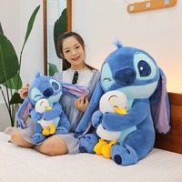 Stitch Hug Duck Doll Plush Toy - Thumbnail 3