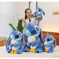 Stitch Hug Duck Doll Plush Toy - Thumbnail 4