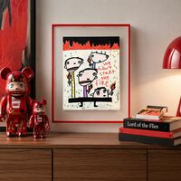 Drawing by Celipe Perroloco "We didn´t start the fire"  - Thumbnail 2