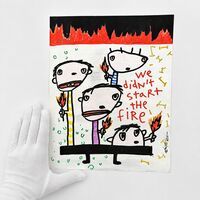 Drawing by Celipe Perroloco "We didn´t start the fire"  - Thumbnail 1