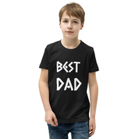 ⁠Best Dad Black T-Shirt for Kids⁠ - Thumbnail 2