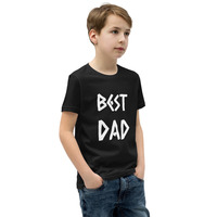⁠Best Dad Black T-Shirt for Kids⁠ - Thumbnail 4