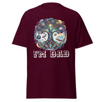 ⁠I'm Dad Graphic Black T-Shirt - Mystical Tree Design for Men⁠ - Thumbnail 6