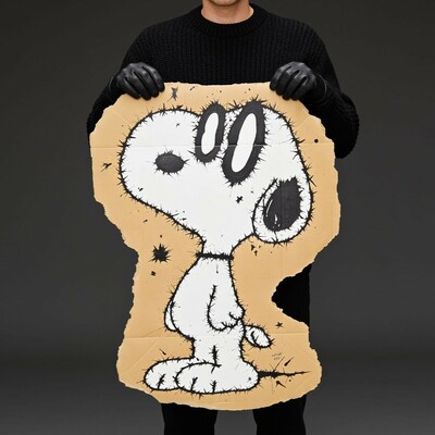 Painting by celipe perroloco "corrupted big beagle"