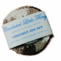 Crochet Face Scrubs – Reusable Cotton Facial Rounds Mini set - Thumbnail 1