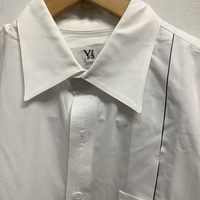 Y's (Men) white slitted black shirt  - Thumbnail 1