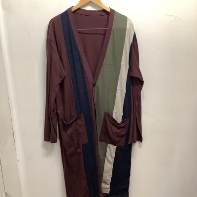 Ground Y patchwork over sized cardigan