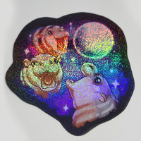 Pygmy Hippo Moon sticker - Thumbnail 4