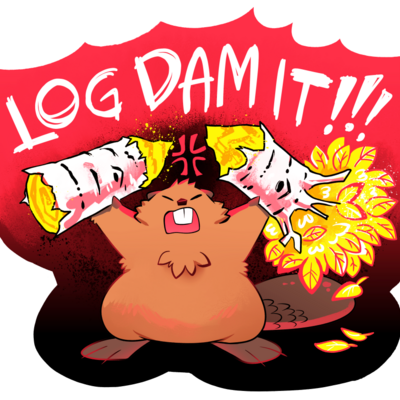 Log dam it! sticker - Thumbnail 2