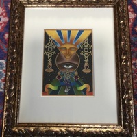 "Purification Bells" hand-painted, limited edition, framed giclee - Thumbnail 1
