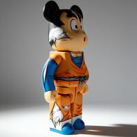 Custom Bearbrick 400% by Dhani Barragan "Deconstructed Goten"  - Thumbnail 1