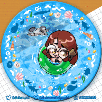 Summer scions and friends coasters
