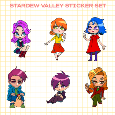 Stardew sticker pack