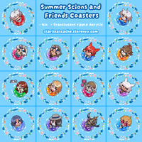 Summer Scions and Friends Coasters - Thumbnail 1