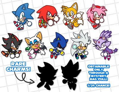 Tiny Sonic Charms!
