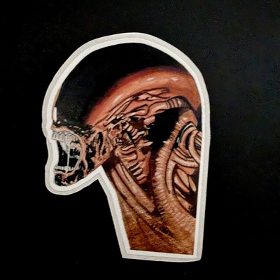 Alien sticker 