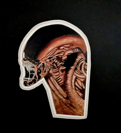 Alien sticker 