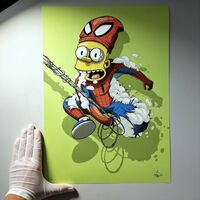 A3 Print by Dhani Barragan “Spider-Bart”  - Thumbnail 1