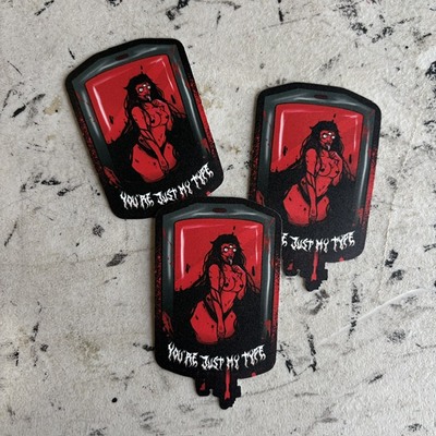 Blood bag sticker