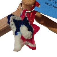 Star Keychain – Crochet Bag Charm - Thumbnail 4