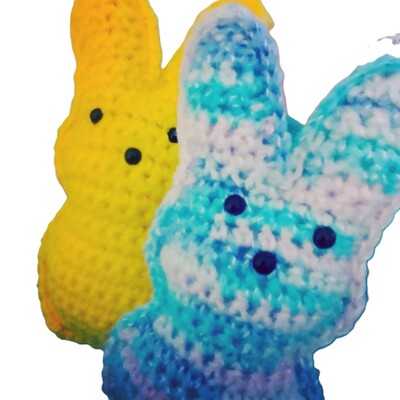 Handmade crochet easter peeps – soft plush for easter baskets