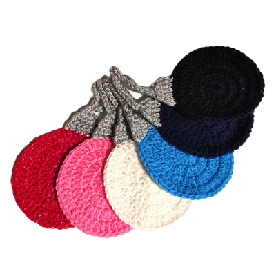 Crochet christmas baubles – set of 6 handmade ornaments
