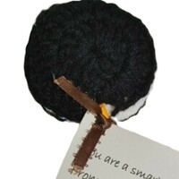 Crochet Oreo Cookie Pencil - Thumbnail 2