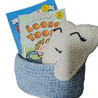 Tooth Fairy Pillow – Handmade Crochet Pillow with Pocket - Thumbnail 4