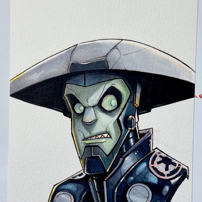 The fifth brother  star wars day sketch original art