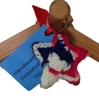 Star Keychain – Crochet Bag Charm - Thumbnail 5