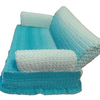 Handmade Crochet Kitty Couch – Pet Bed for Cats & Small Dogs - Thumbnail 3