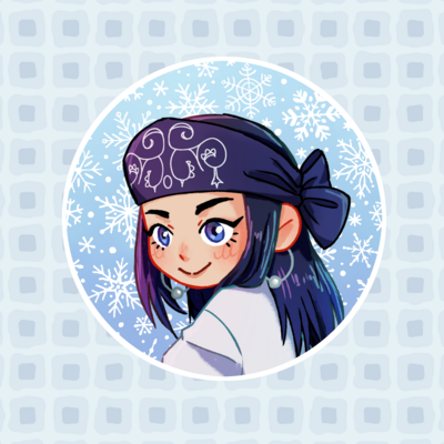 [Golden Kamuy] Asirpa Button Pin