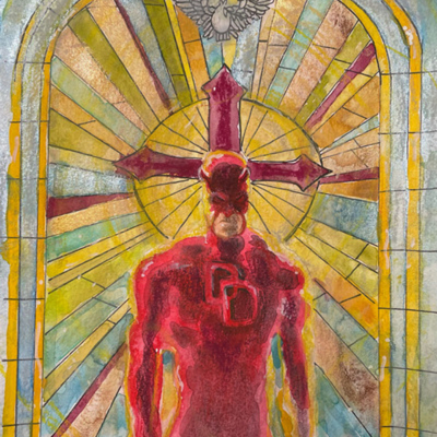 Dd stained glass (original art)
