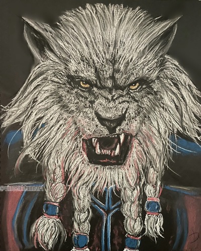 Battle Beast (original art)