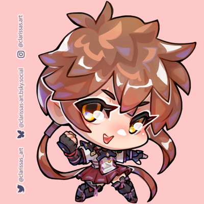 Lora acrylic charm