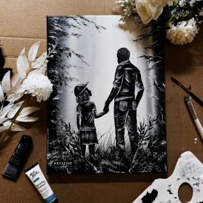 Clementine and lee - the walking dead